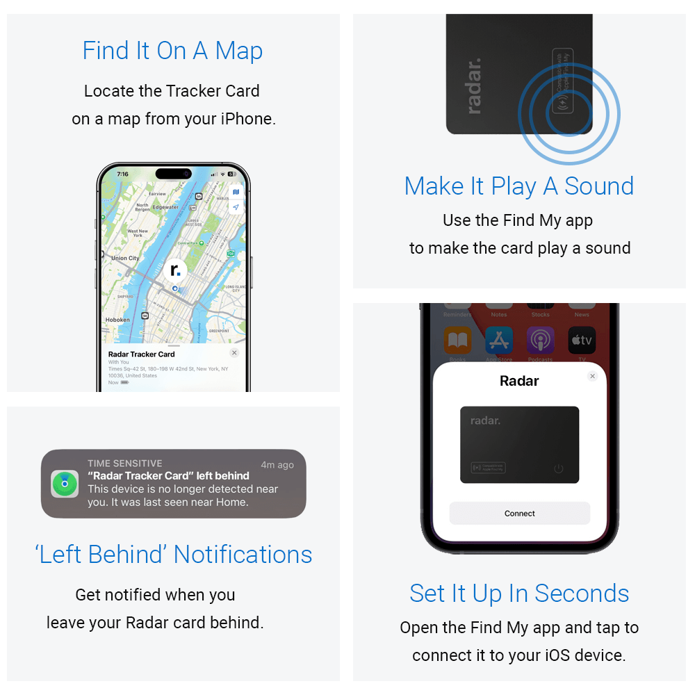 Radar Tracking Card